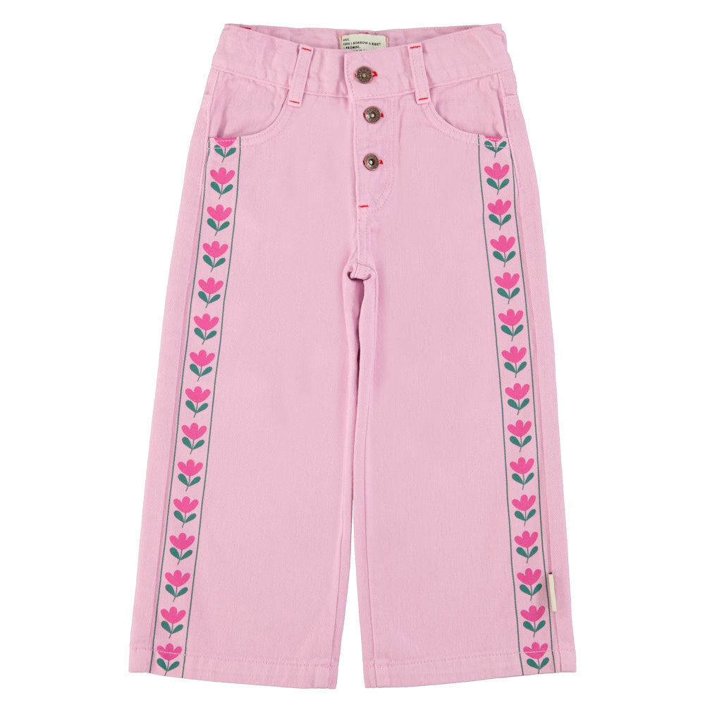 Pantalon Évasé Lilas