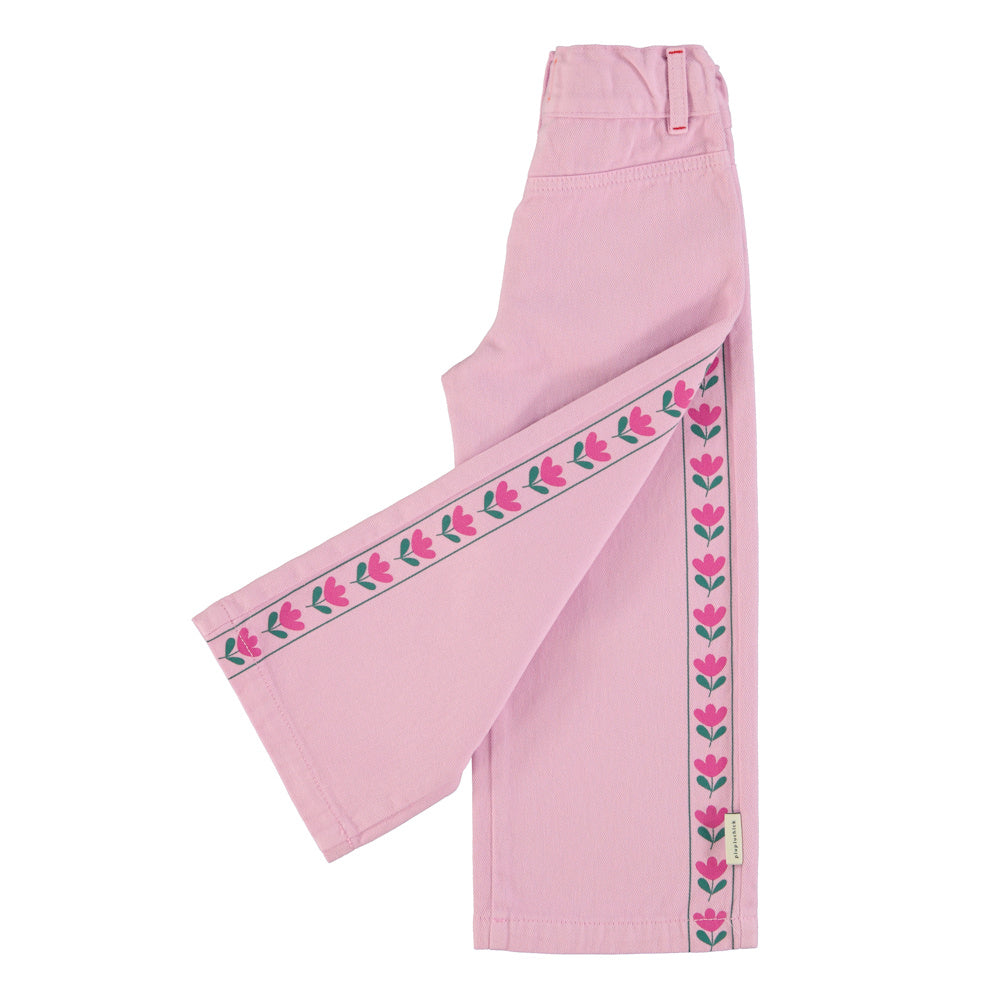 Pantalon Évasé Lilas