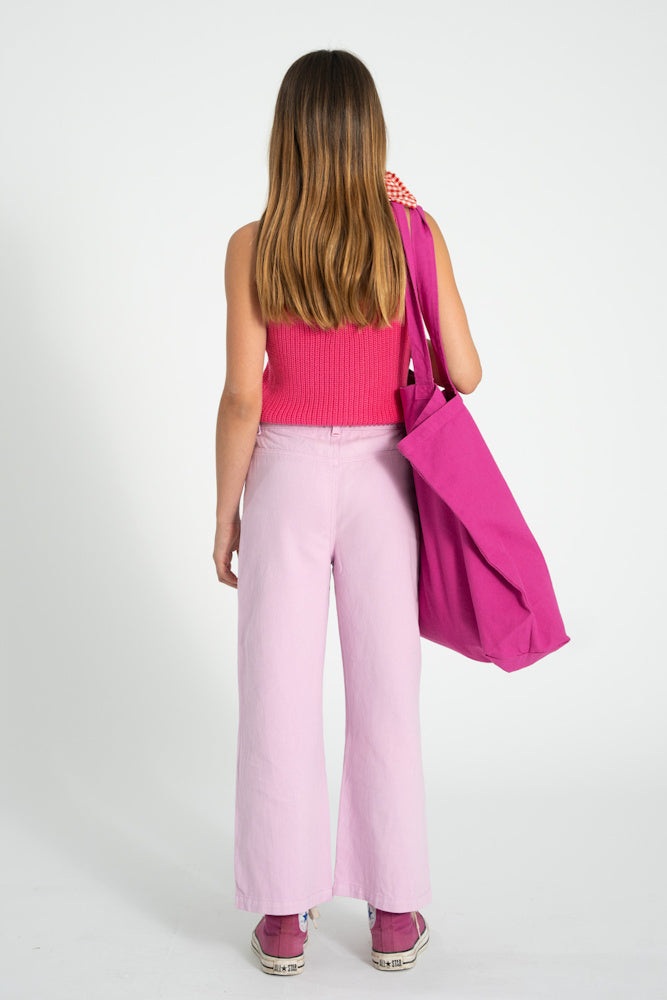 Pantalon Évasé Lilas