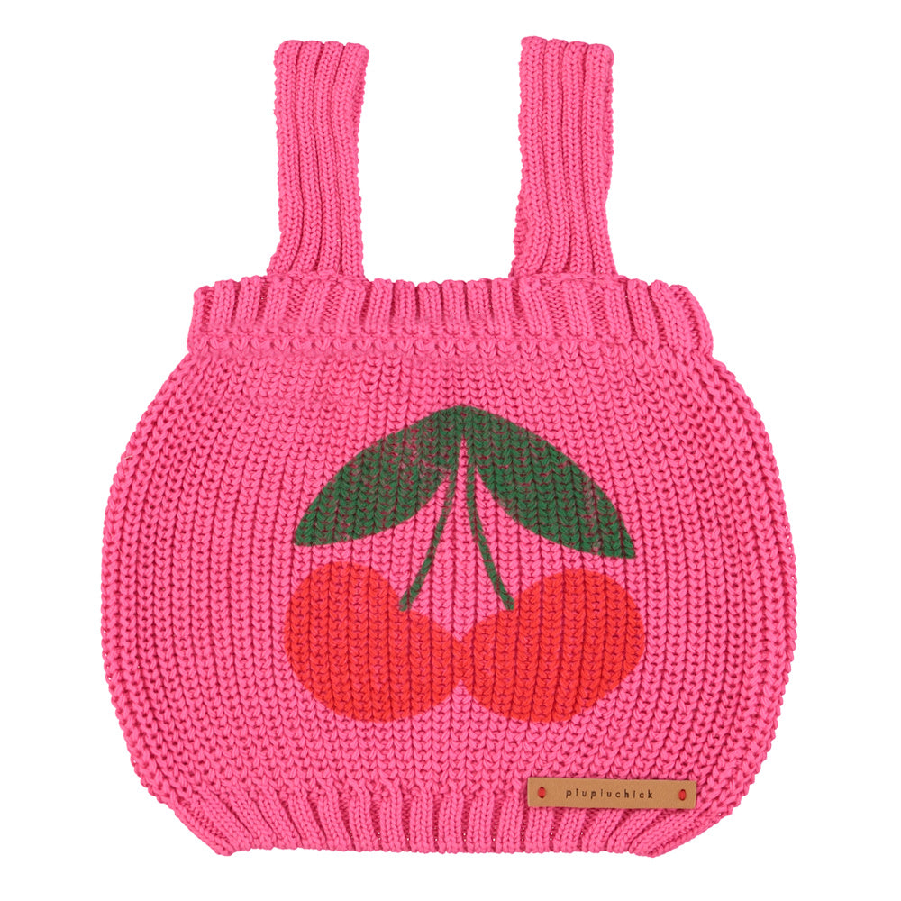 Top Rose à Imprimé Cerises