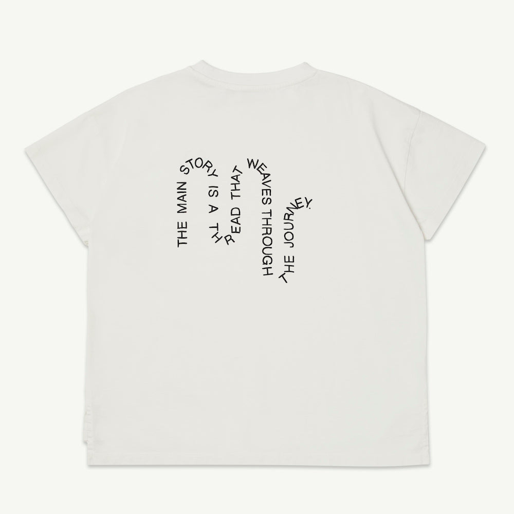 Oversized White Jersey T-shirt