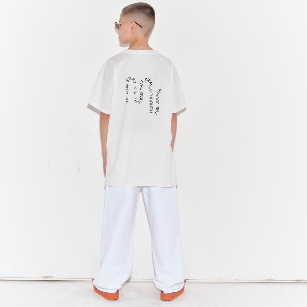 Oversized White Jersey T-shirt