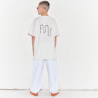 Oversized White Jersey T-shirt