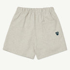Ecru Mixed Baggy Shorts