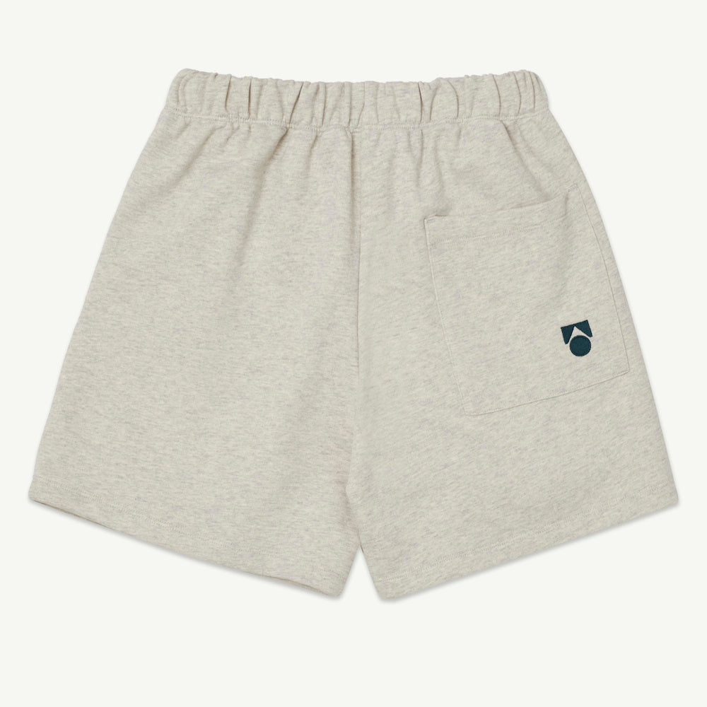 Ecru Mixed Baggy Shorts