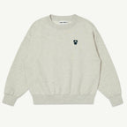 Ecru Melange Bubble Sweatshirt