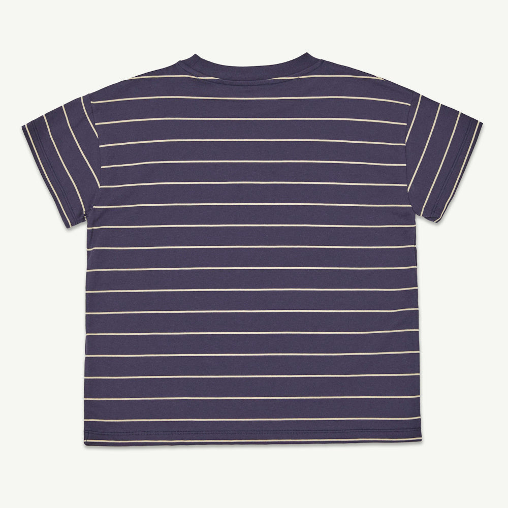 Peacoat Striped Jersey Loose Fit T-Shirt