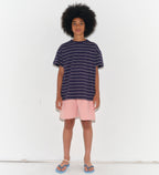 Peacoat Striped Jersey Loose Fit T-Shirt