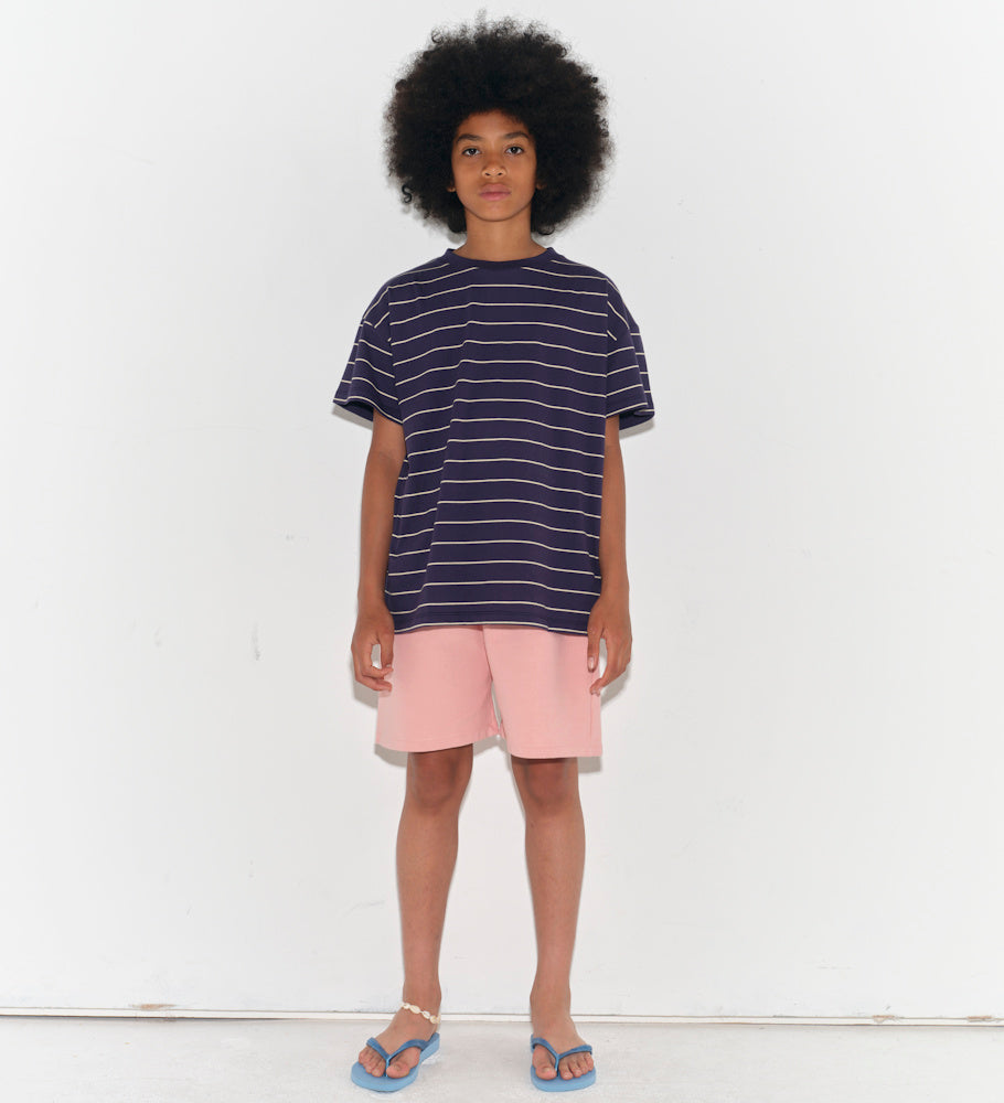 Peacoat Striped Jersey Loose Fit T-Shirt