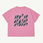 T-shirt Oversize Teinte Orchid Smoke