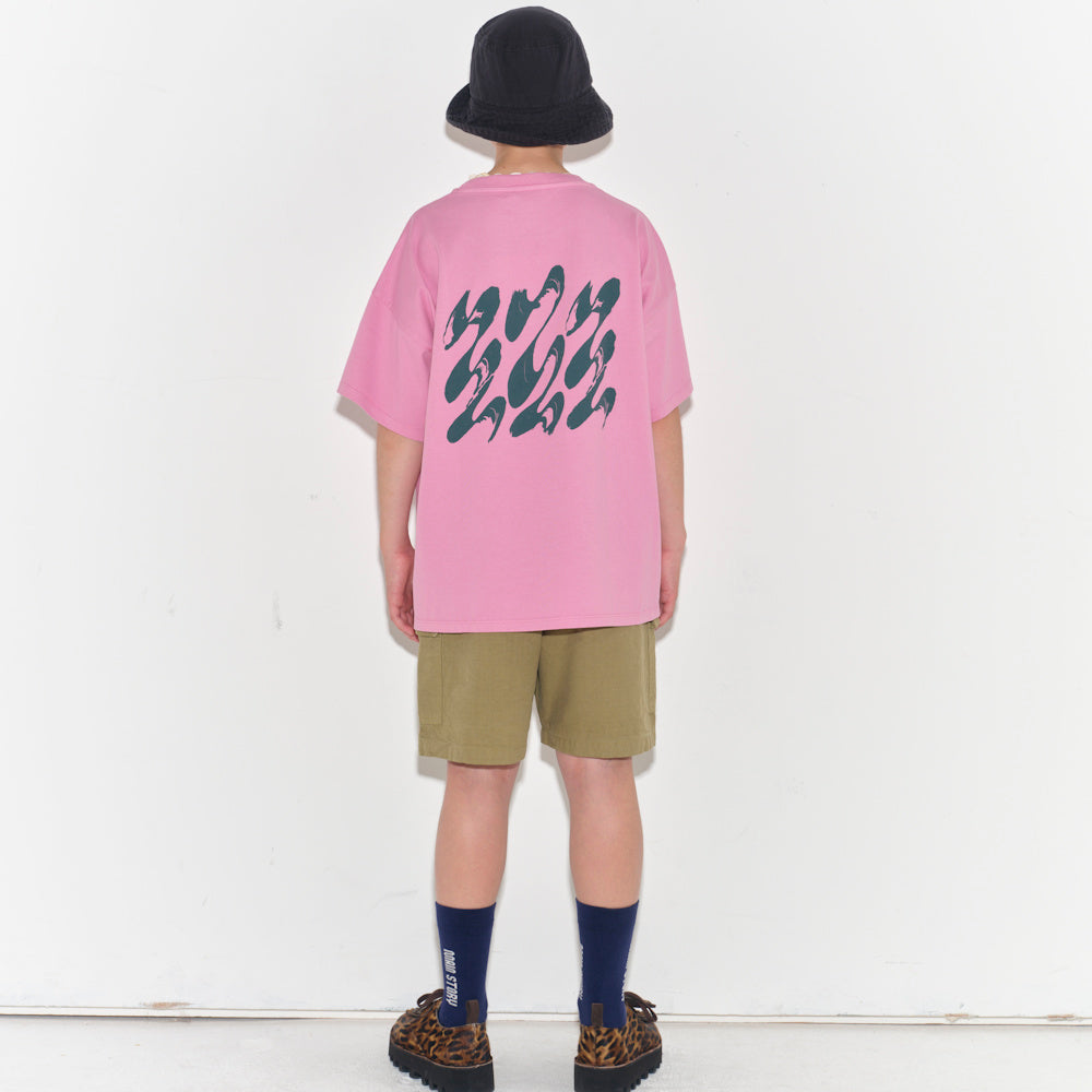 Oversized T-shirt in Orchid Smoke