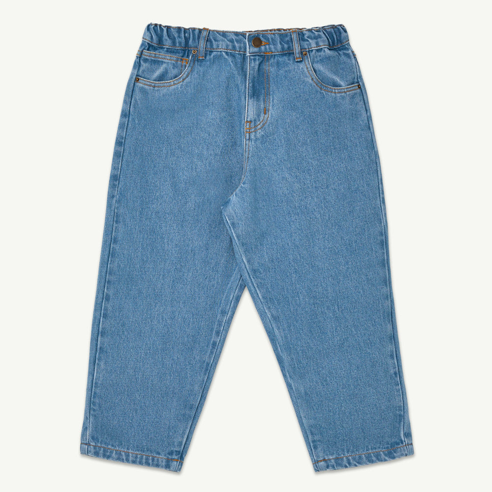 Baggy Jeans in Extra Stonewash Denim