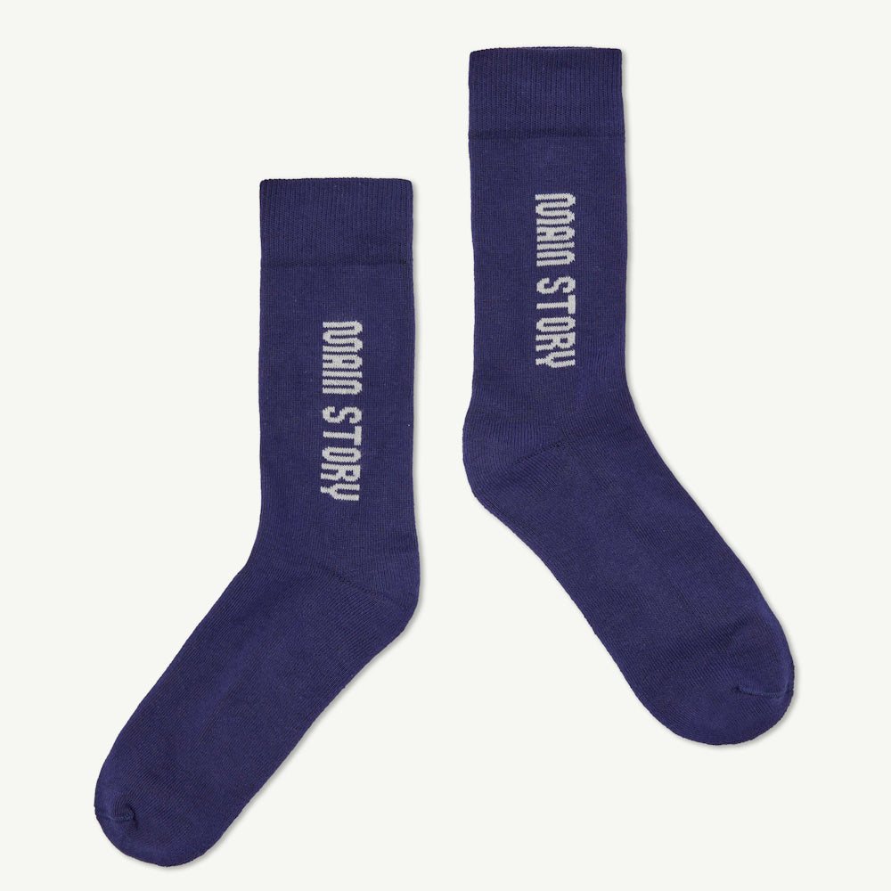 Sapphire Blue Knitted Sock