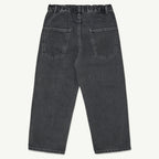 Jean Twisted in Washed Black Denim