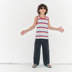 Jean Twisted in Washed Black Denim