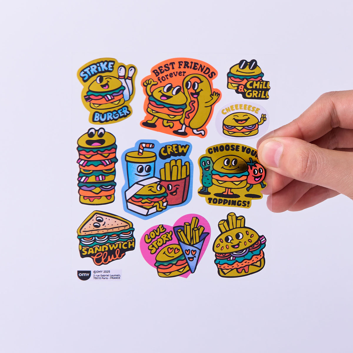 Fabulous Stickers Burger