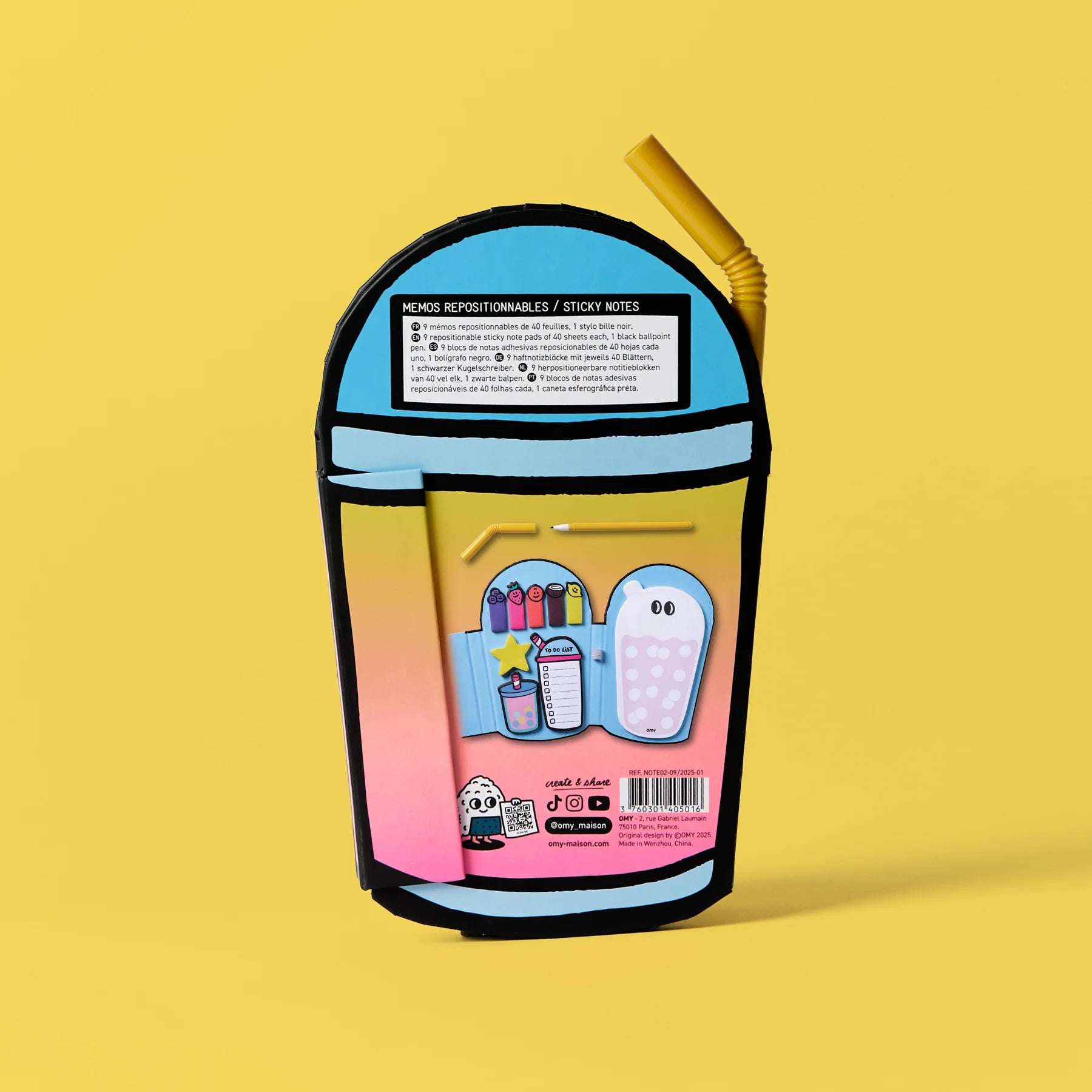 Sticky Notes — Bubble Tea