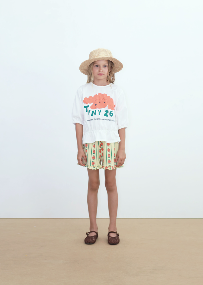 Short à Motif de Roses