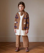 Camel rabbit cardigan