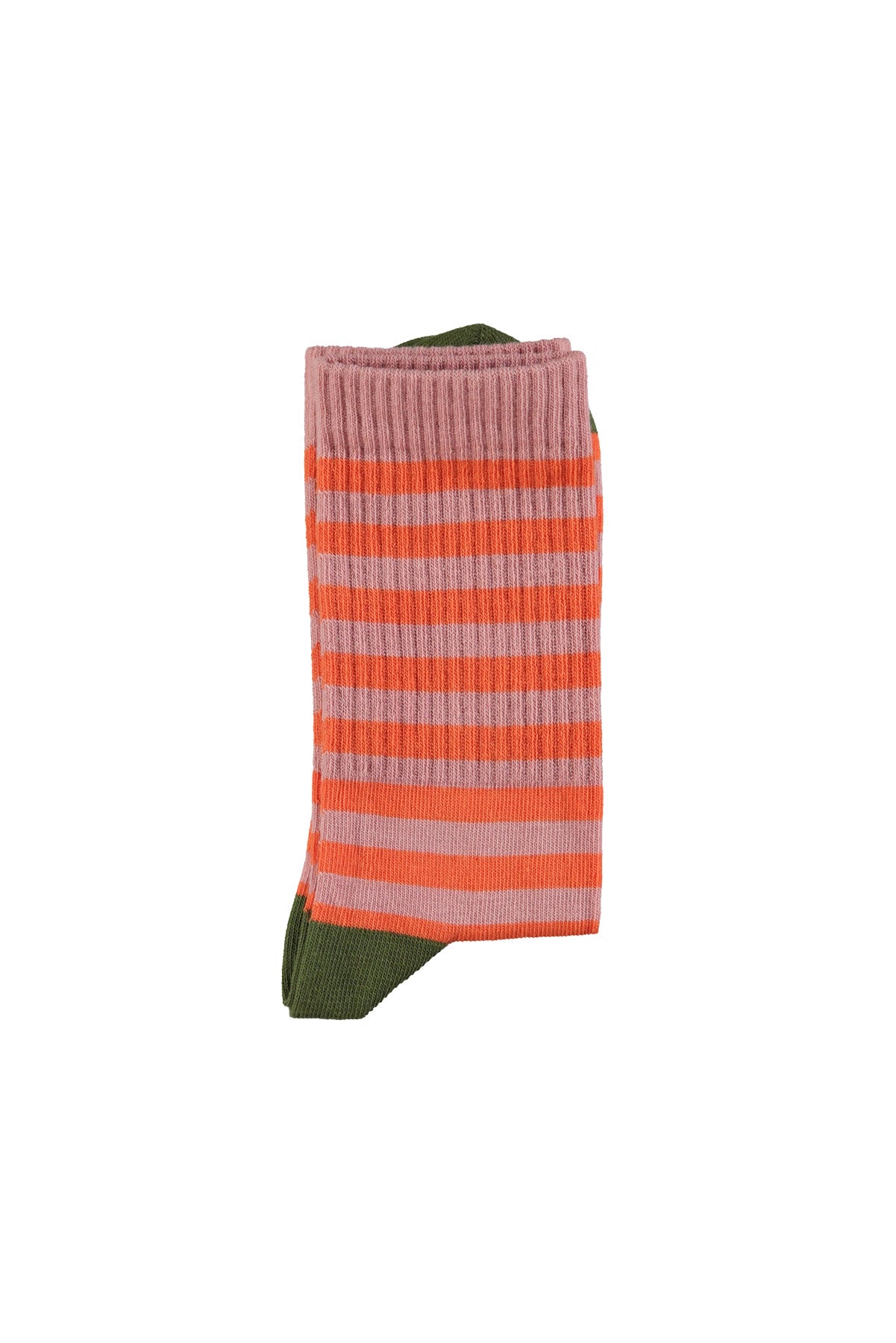 Pink & Orange Striped Socks – Piupiuchick