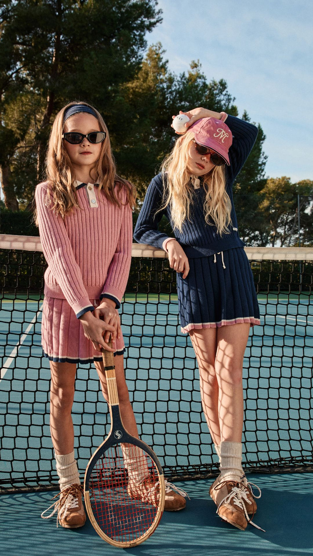 Pull Martine Marine Col Polo Mipounet pour enfant – vue 3