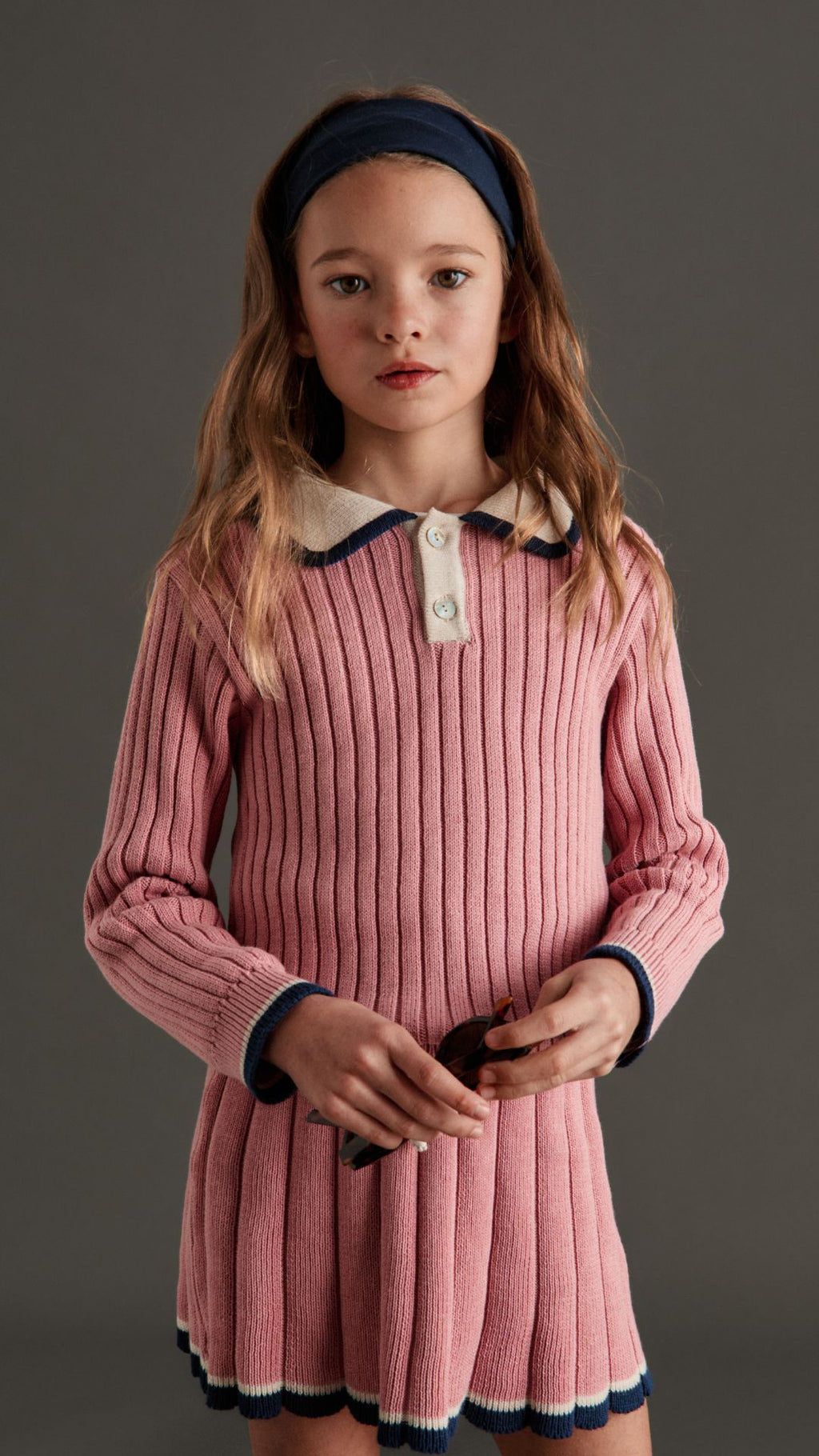 Pull Martine Rose Col Polo Mipounet pour enfant – vue 4