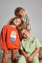 Milk Before Fries Kids sweatshirt