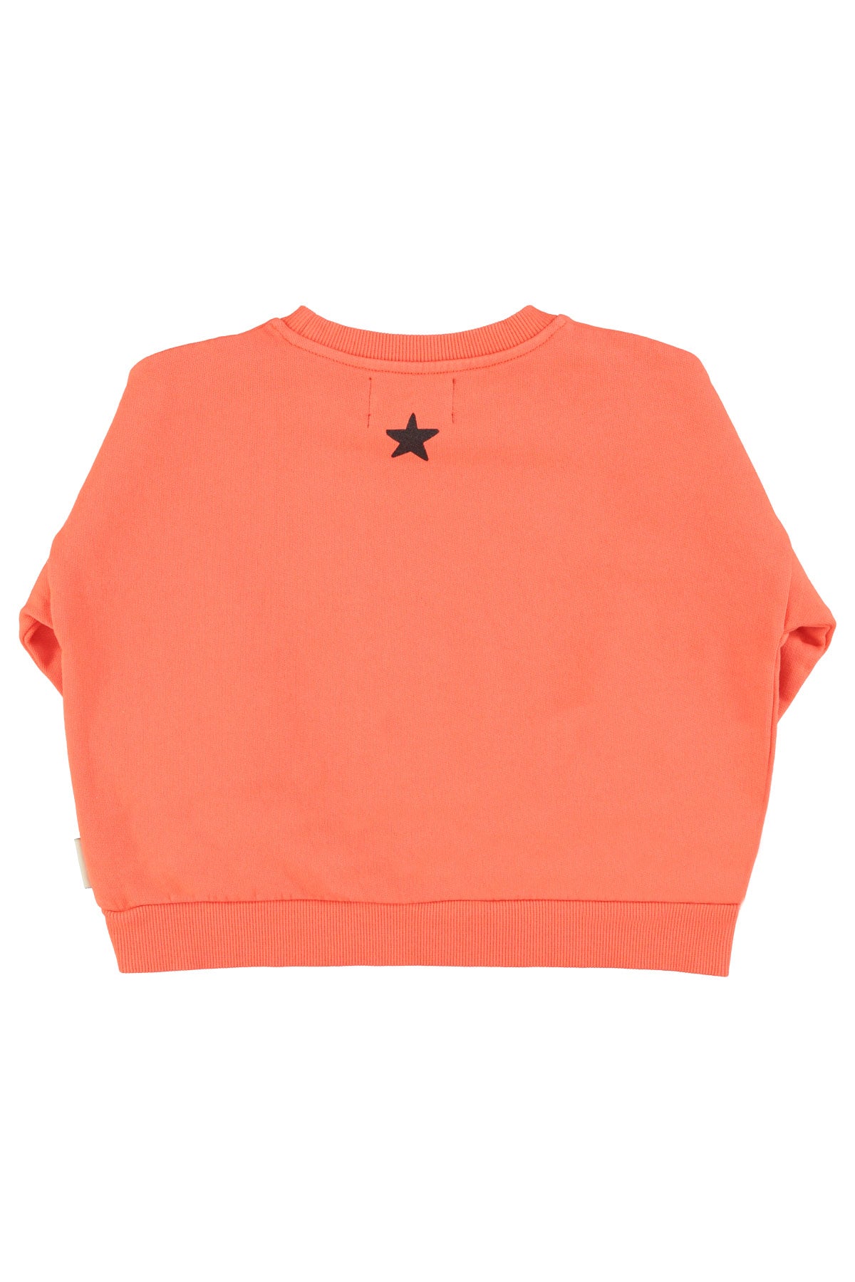Orange print sweatshirt "Music