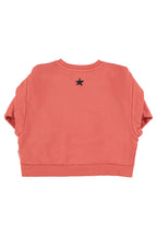 Sweat rose à imprimé "groupie"