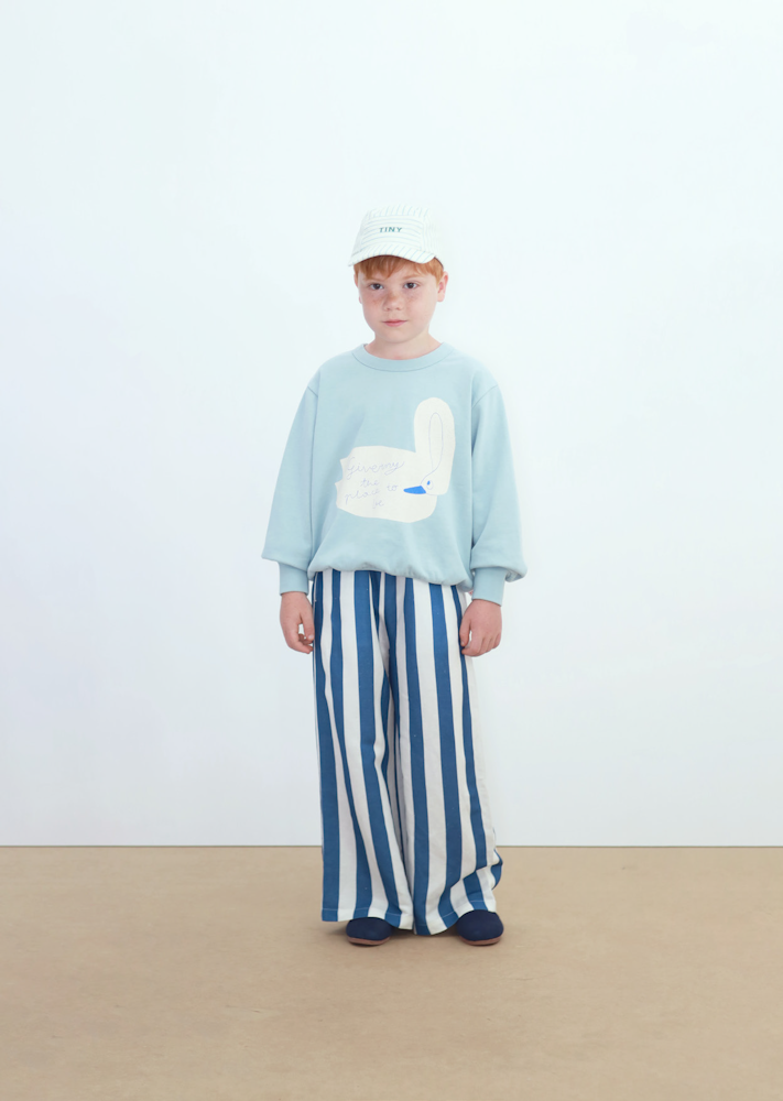 Sweatshirt à Imprimé Cygne