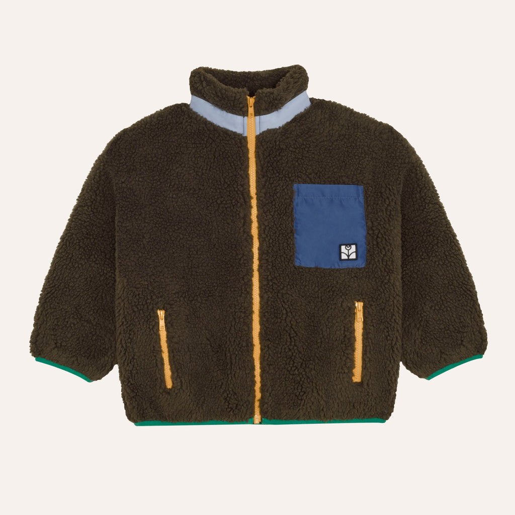 Veste Teddy Verte
