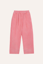 Pantalon rose en velours côtelé The Campamento pour enfant