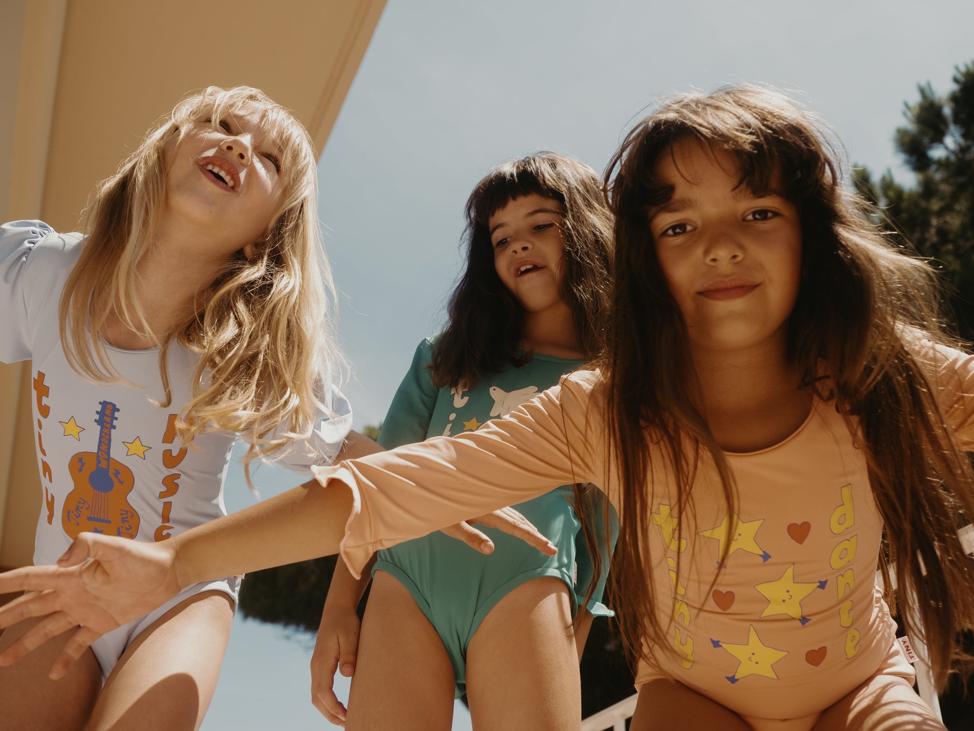 vetements durables enfants tiny cottons maillot tiny dance