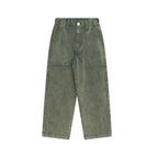 Pantalon Baggy Denim vert The New Society pour enfant