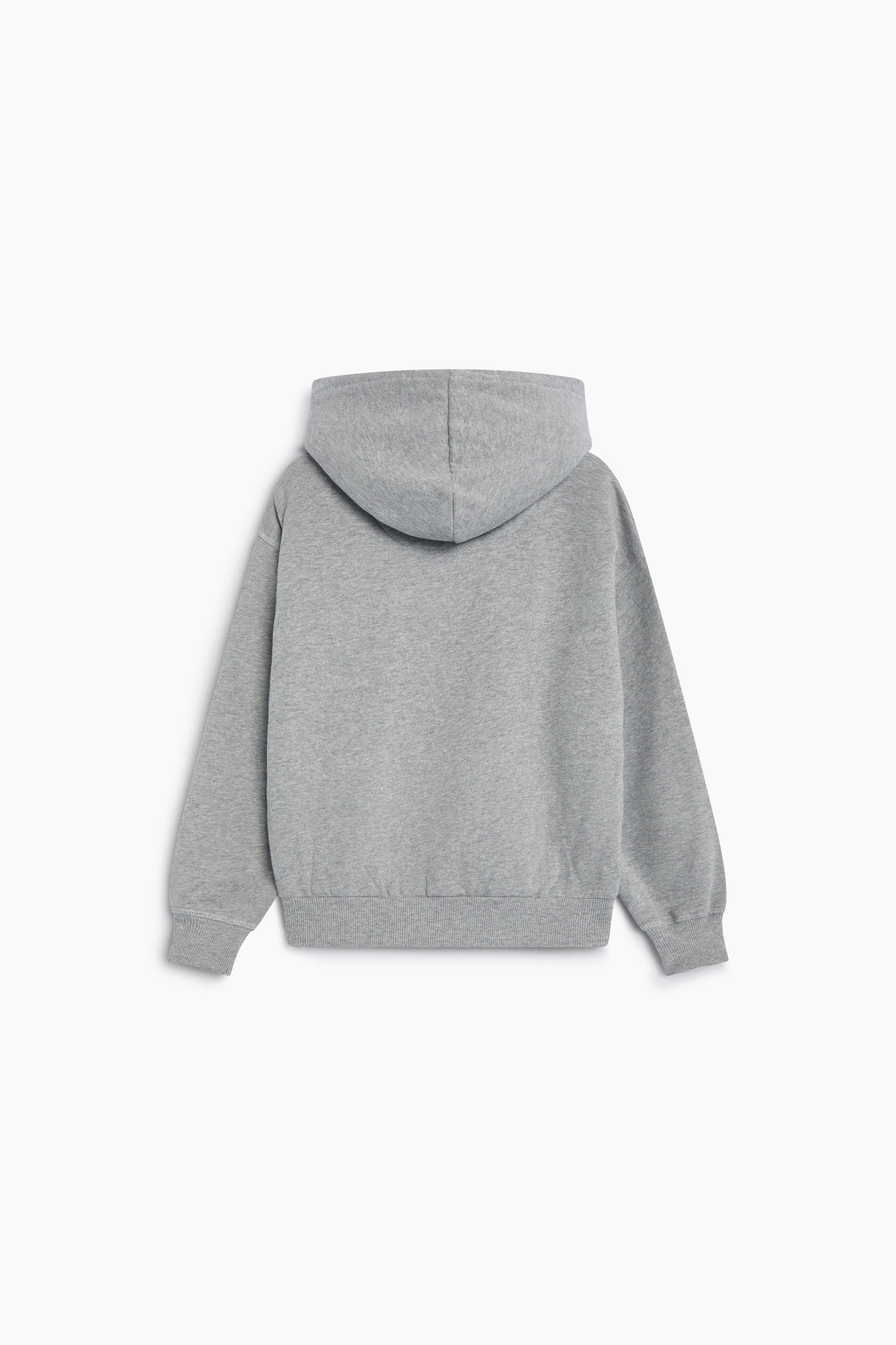 Sweat à Capuche TNS Logo Gris Chiné The New Society pour enfant – vue 4