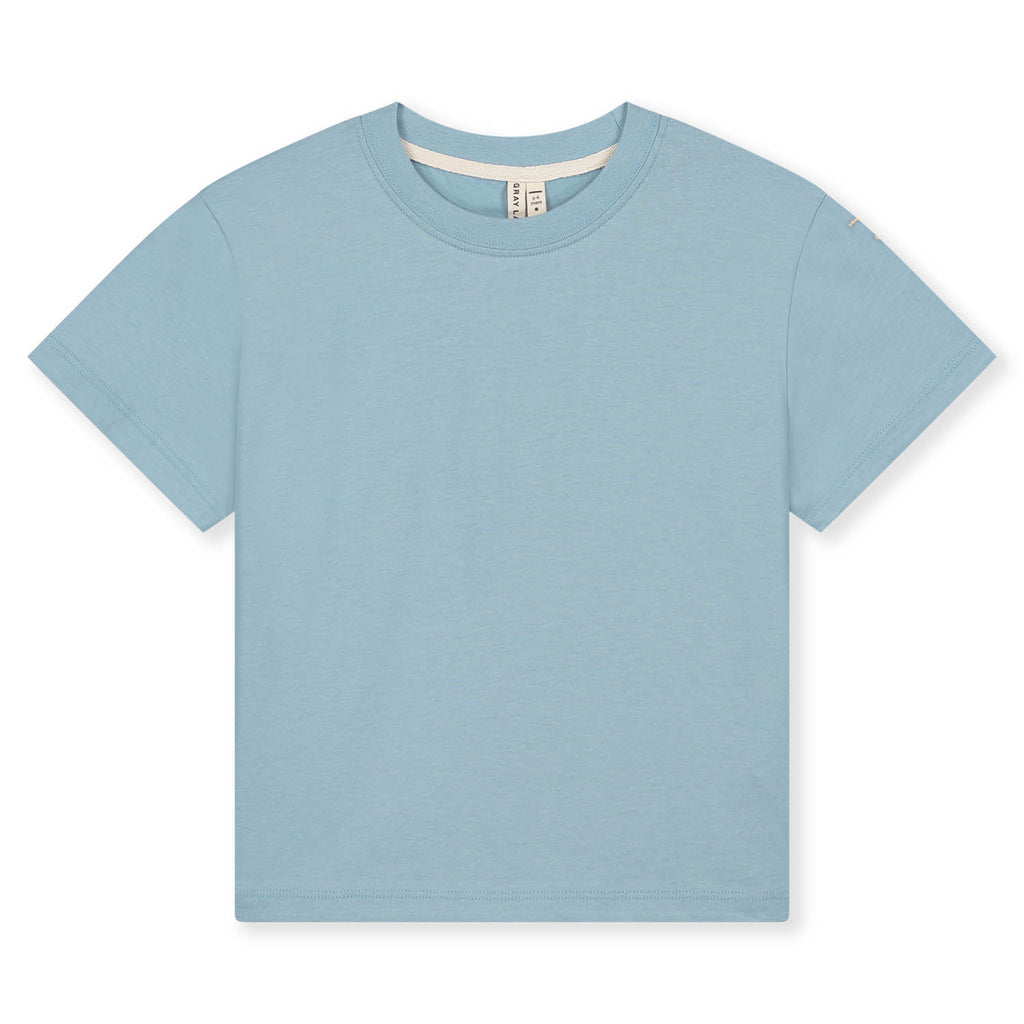 Short sleeve t-shirt-Sky color