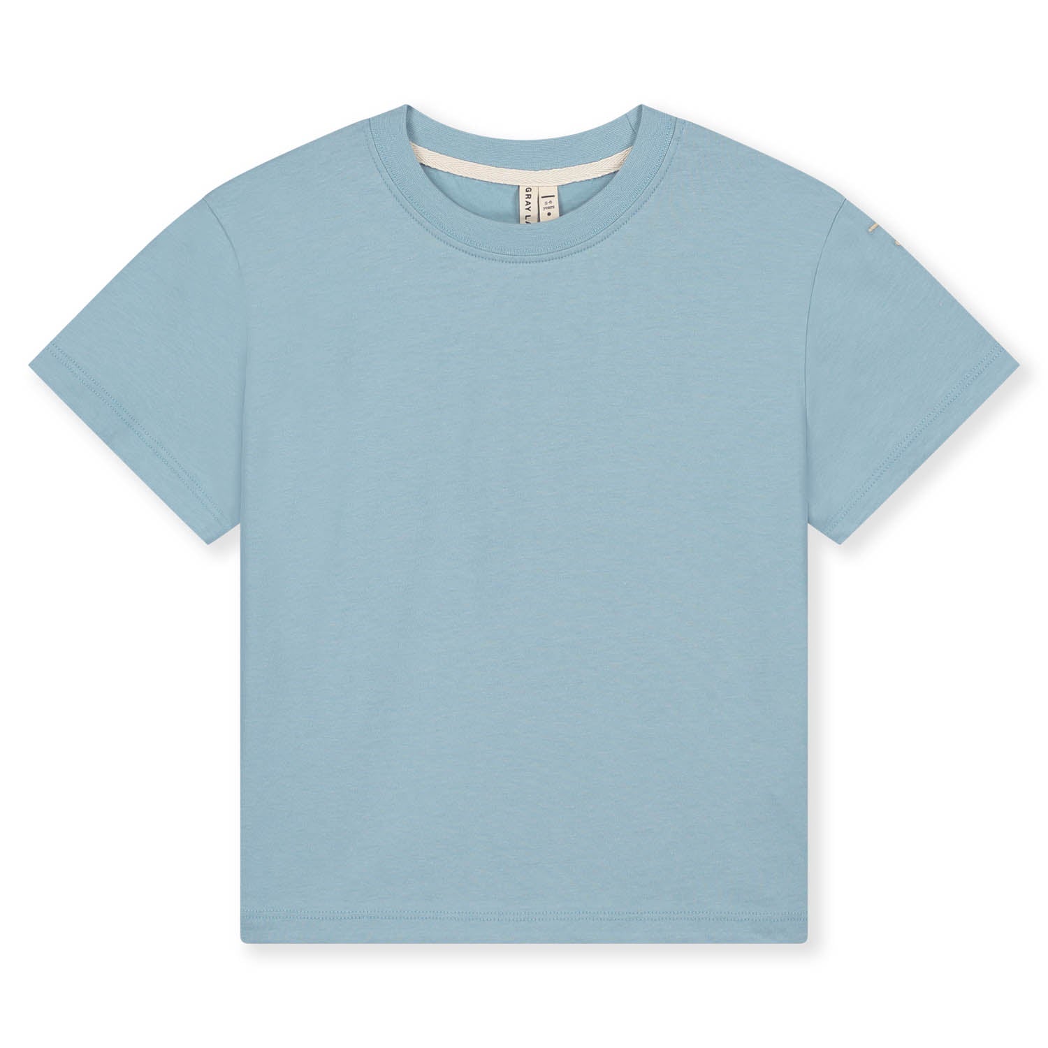 Short sleeve t-shirt-Sky color