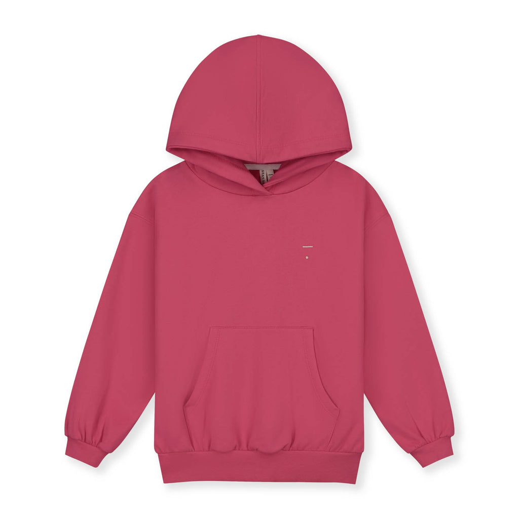 Sweat à capuche cerise
