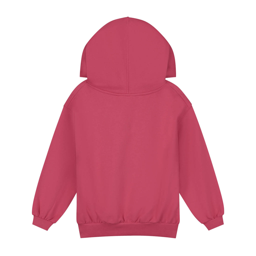 Sweat à capuche cerise