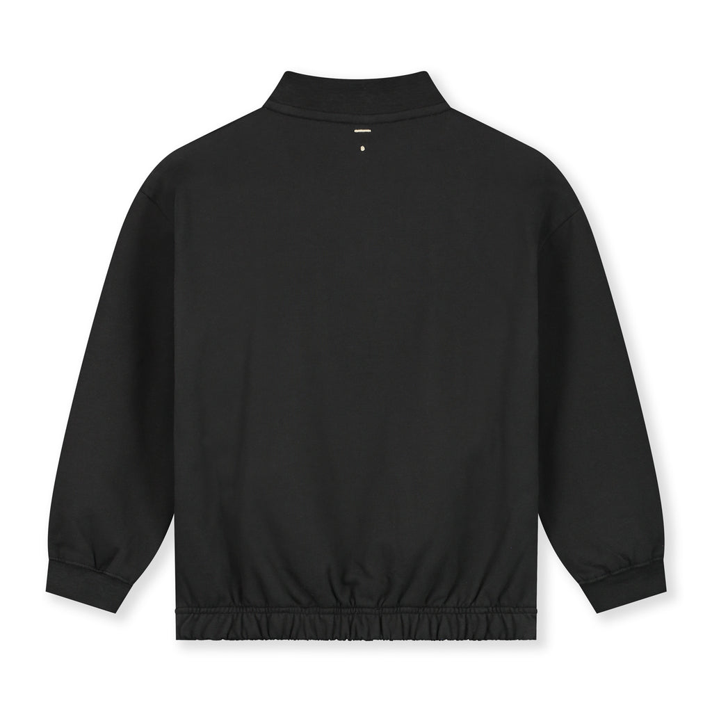 Black zipped sweatshirt