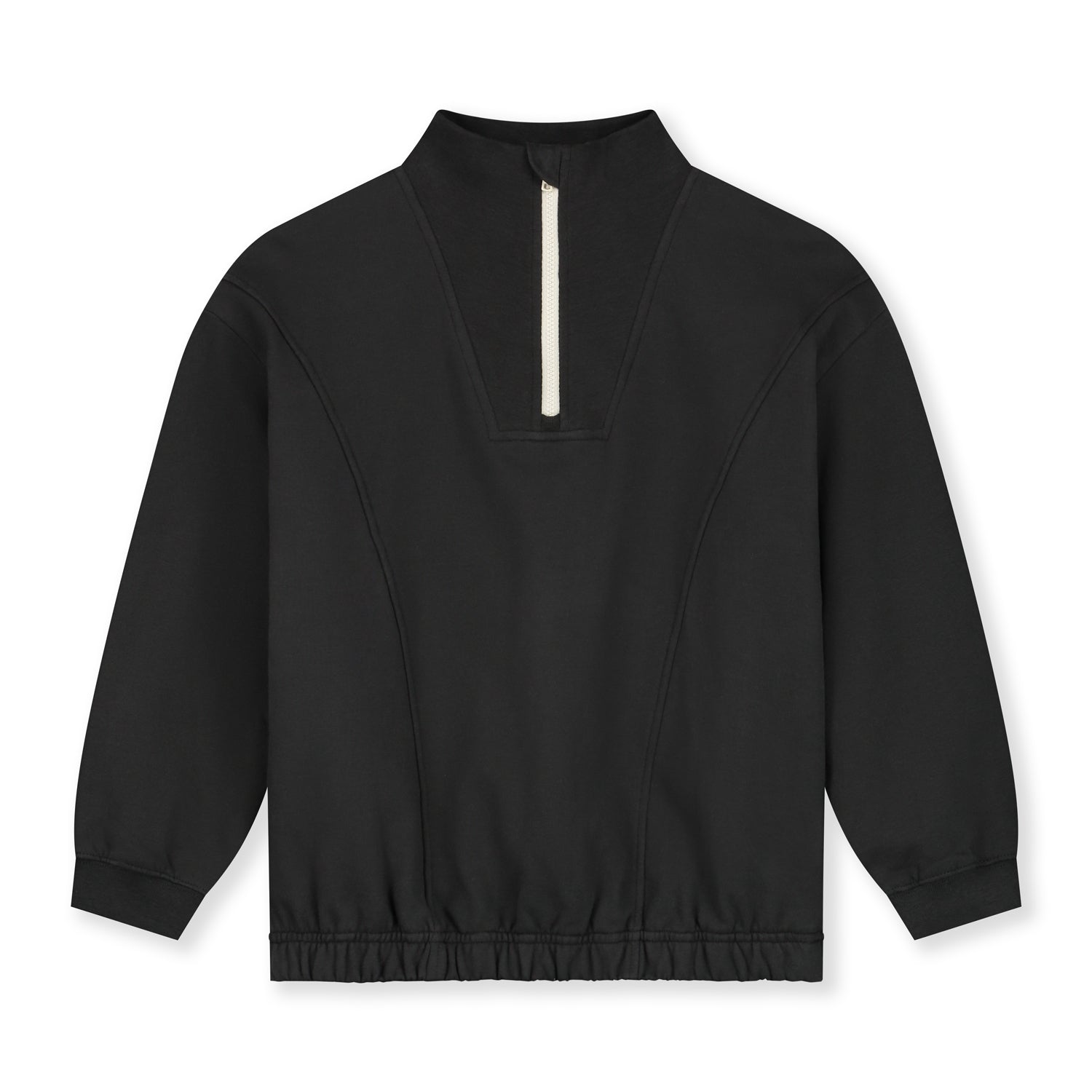 Black zipped sweatshirt