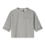 T-shirt bébé à manches longues gris