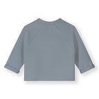 Cardigan bébé raglan Stone grey