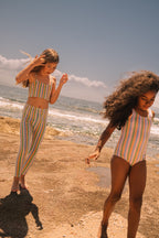 Hailey Happy Stripes Swimsuit