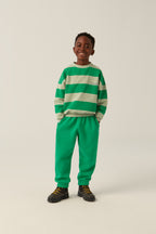 Green Stripes Sweatshirt