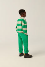 Green Stripes Sweatshirt