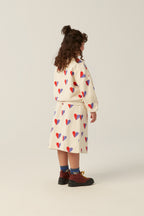 Bicolor Hearts Sweatshirt