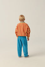 Red stripes sweatshirt
