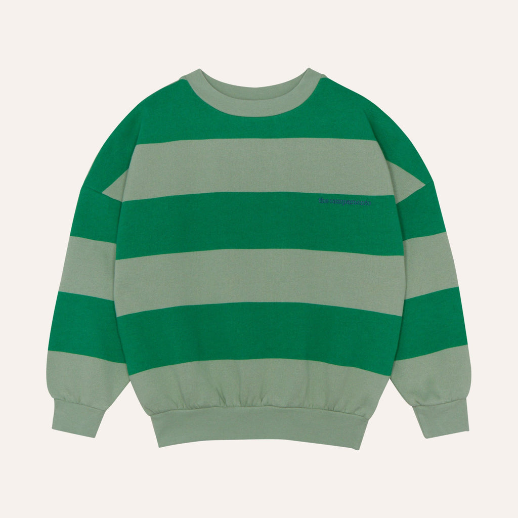 Green Stripes Sweatshirt