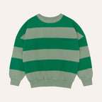 Green Stripes Sweatshirt